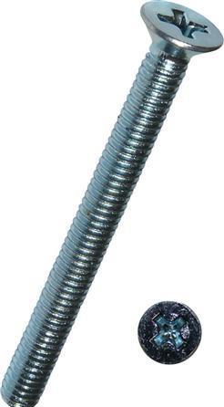 Werkstarck Metallschrauben Senkkopf DIN 965 (100 Schrauben pro Stück)