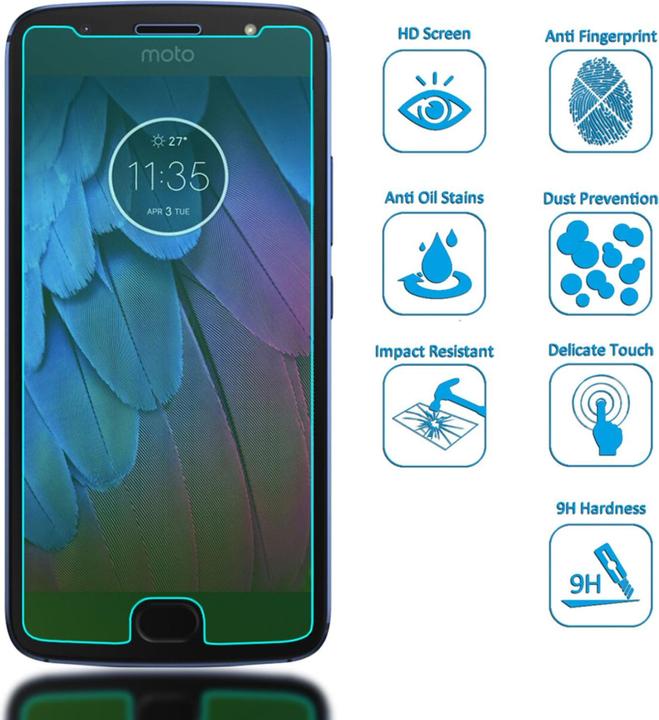 Produktbild Nalia Schutzglas (1 Stück, Motorola Moto G5S)