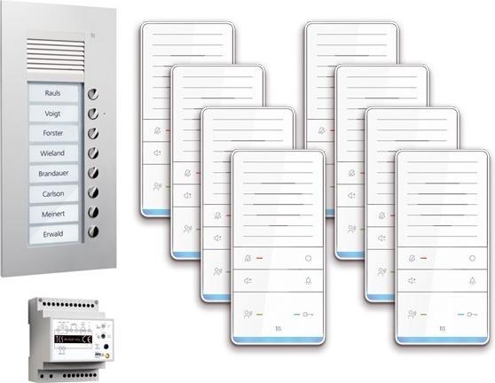 Immagine prodotto TCS pacchetto audio UP f.8PAUF081/001Unità residenziali con stazione esterna PUK 8 Kl