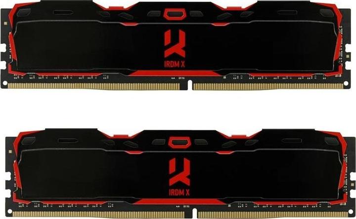 Actual product image Goodram Memory IRDM X, DDR4, 32 GB, 3200 MHz, CL16 (IR-X3200D464L16A (2 x 16GB, 3200 MHz, DDR4-RAM, DIMM)