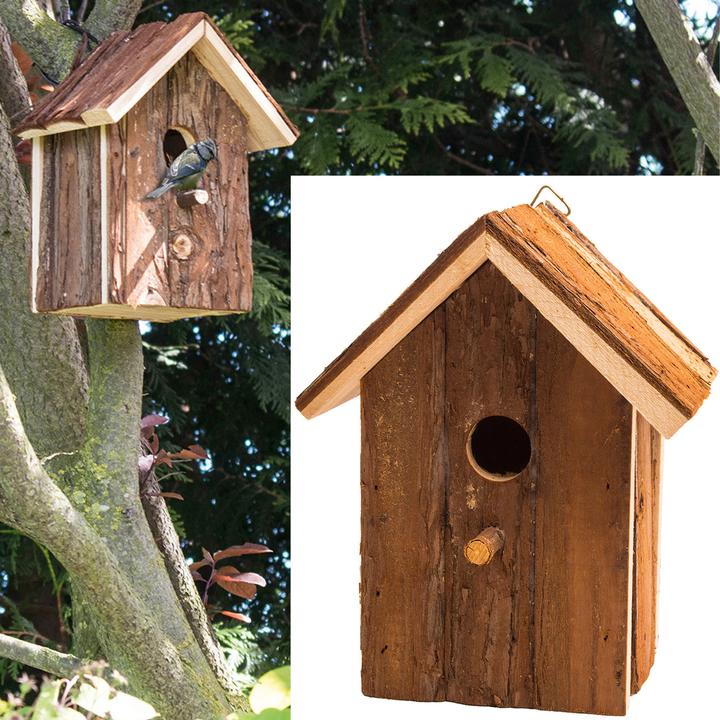 Image du produit Gardigo Nichoir et mangeoire à oiseaux avec perchoir pour pinsons et mésanges