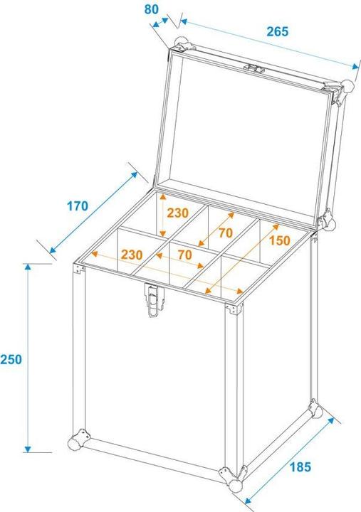 Produktbild Roadinger SXC-2 Sixpack-Case 6x 0,5l Flasche/Dose (Zubehör)