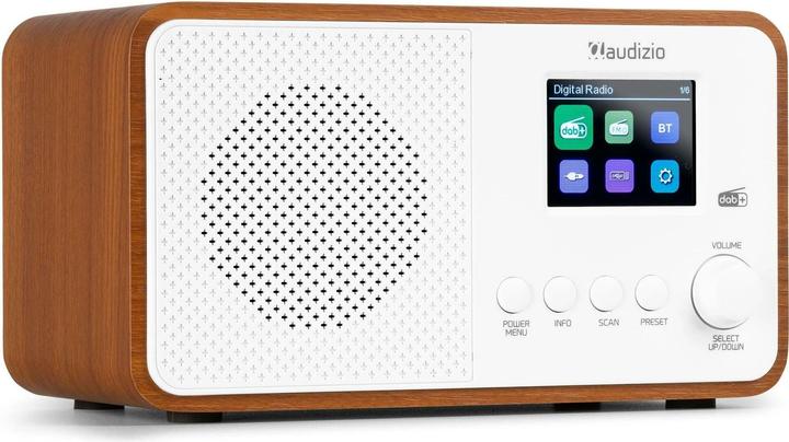 Audizio DAB+ Radio Avio Weiss, Radio Tuner: FM, DAB+ (DAB+, FM, Bluetooth)