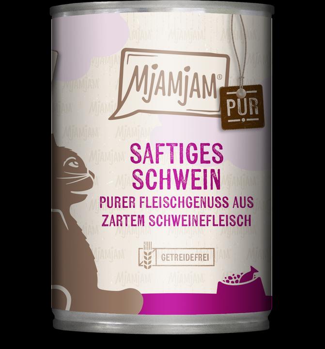 Produktbild Mjamjam Saftiges Schwein (Adult, 1 Stk., 400 g)