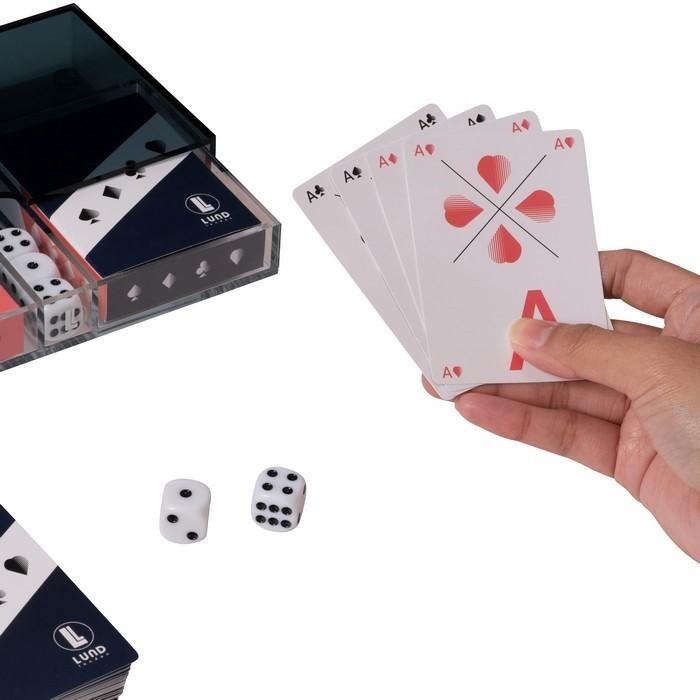 Actual product image Lund London Acrylic game, card set