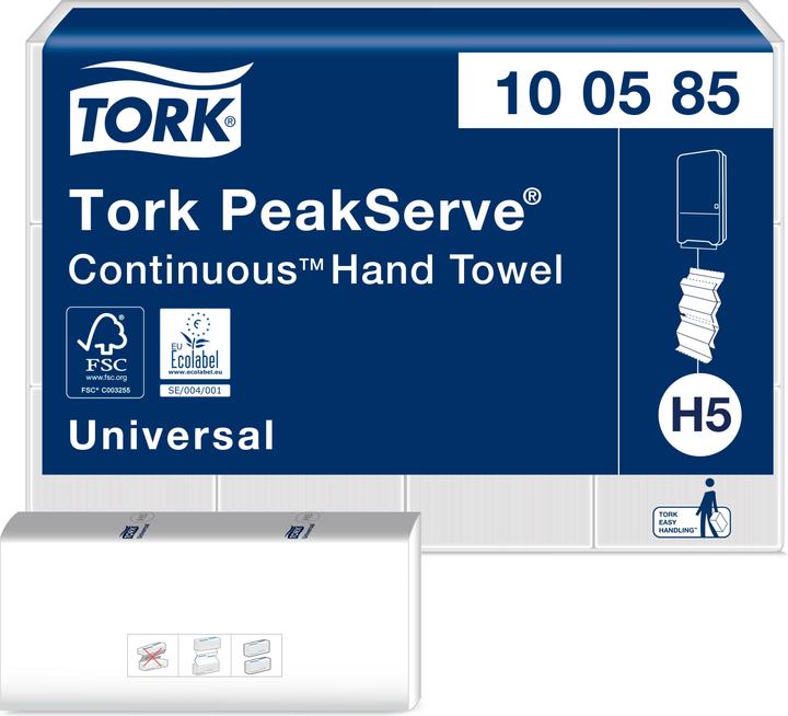 Image du produit Tork Serviette à main continue Peakserve (4920 x)
