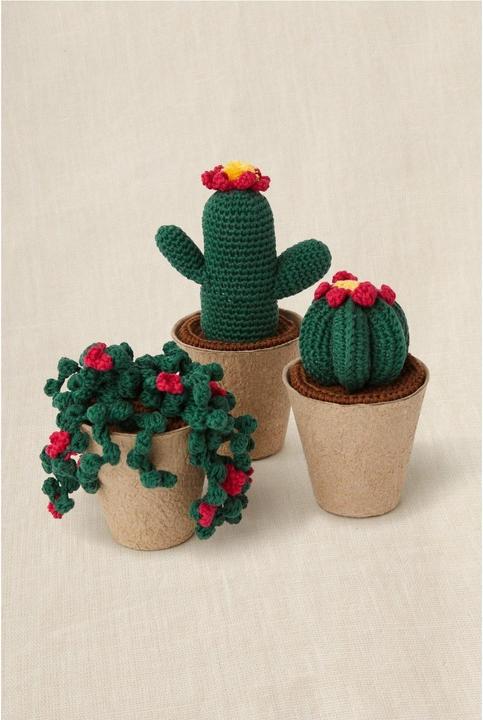 Actual product image DMC Gift of Stitch Crochet Set Amigurumi Cactus