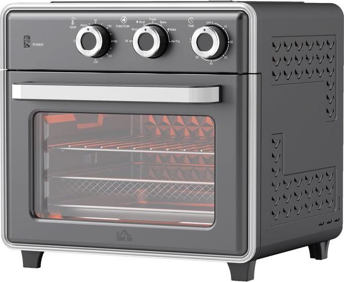 Produktbild Swisshandel24 Minibackofen mit Umluft 20L Mini Ofen mit Backblech, Grillrost und Krümelblech, 90-230°C