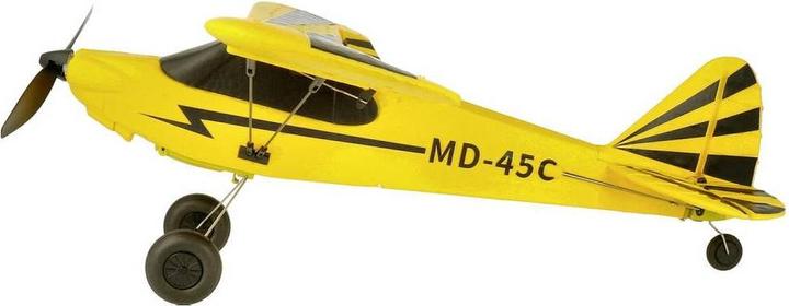 Actual product image Modster MDX CUB Yellow RC powered model RtF 450 mm (Multi motor)