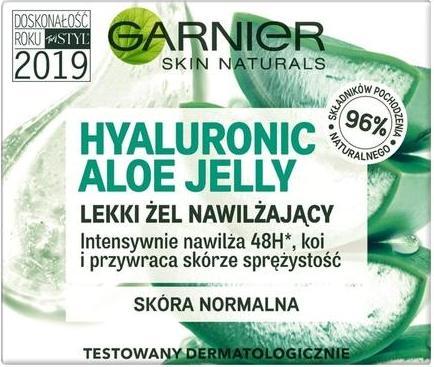 Garnier Gel idratante alla gelatina di aloe ialuronica per pelli normali/miste 50ml (50 ml, Gel viso)