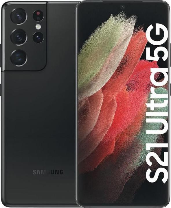 Image du produit Samsung Galaxy S21 Ultra UE (128 Go, Phantom Black, 6.80", Double SIM, 108 Mpx, 5G)