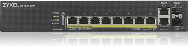 Productafbeelding Zyxel Nevel GS1920-8HPv2 (10 Havens)