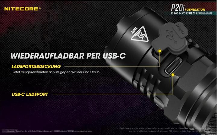 Actual product image Nitecore P20i (14.26 cm, 1800 lm)