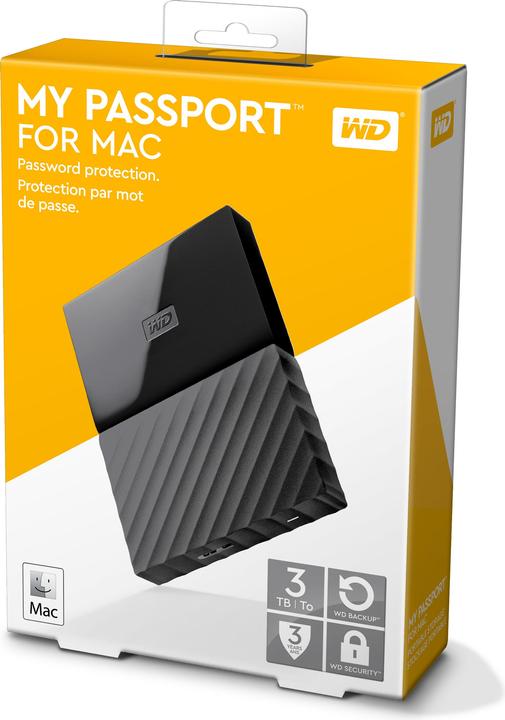 Actual product image WD My Passport for Mac (3 TB)
