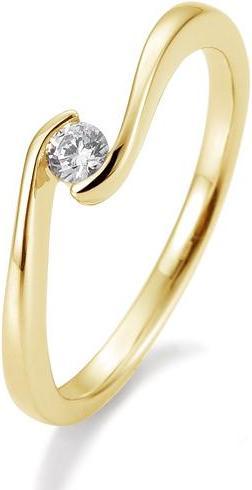 Breuning Ring Schwung 0,05-0,30ct. (50, 750/18 K Gold)