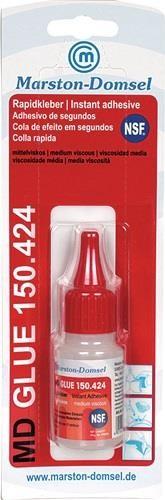 Actual product image Marston-Domsel Rapid adhesive MD GLUE 150.424 20 g NSF P1 colourless bottle MARSTON (20 g)