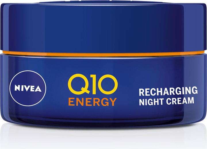 NIVEA Q10 Energy Recharging Night Cream, Night cream, Women, Universal skin, Face, Anti-dullness, An (50 ml, Nachtcreme)