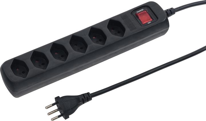 Produktbild Steffen Power Easy Steckdosenleiste mit Resetschalter (6 x, Typ 13, 1.50 m)