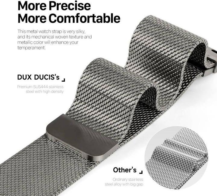 Image du produit Dux Ducis Pro Bracelet (44 mm, 45 mm, 42 mm, 49 mm, Acier inoxydable)