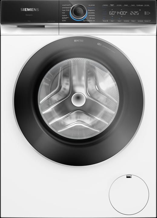 Produktbild Siemens iQ700, washing machine, frontloader fullsize, 9 kg, 1400 rpm, WG44B2AW0 (9 kg, Links)