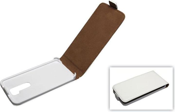 Actual product image König Design Mobile phone case (Flip Slim) for mobile phone LG G2 white (LG G2)
