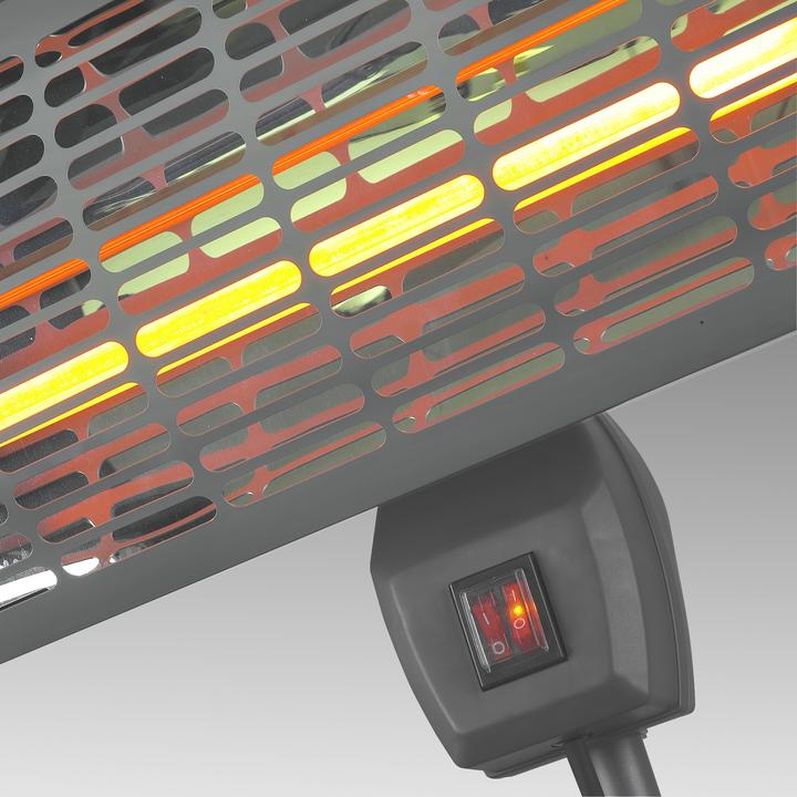 Produktbild Eurom Heizung für die Terrasse mit Ständer Q-time 2000S (2000 W)