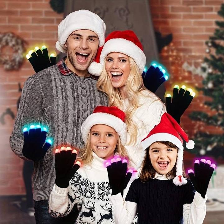 Actual product image Cbx LED Gloves, Glowing Gloves (One size)