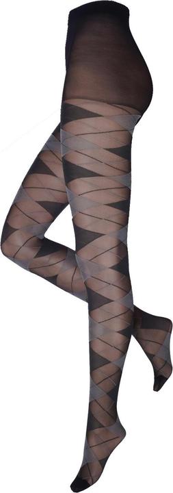 Immagine prodotto Levee Fashion Raute Collant moda, colore 385 nero-griggio, taglia 38-40 (20 DEN, 38 - 40)