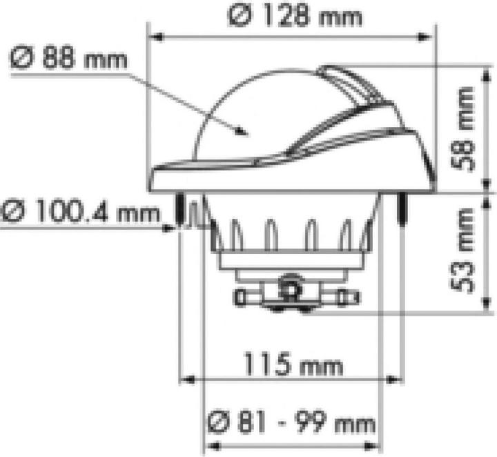 Image du produit Plastimo Compas Offshore 95, noir
