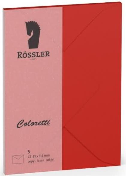 Produktbild Magni Briefumschläge Coloretti C7 5er Klatschmohn (C7, 5 x)
