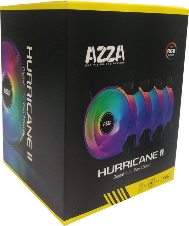 Immagine prodotto Azza Hurricane II Digital RGB (120 mm, 4 x)