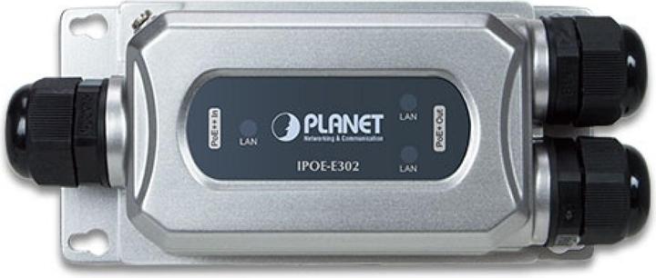 Image du produit Planet IPOE-E302 Module d'extension de réseau Émetteur de réseau 10,100,1000 Mbps Noir (3 Ports)