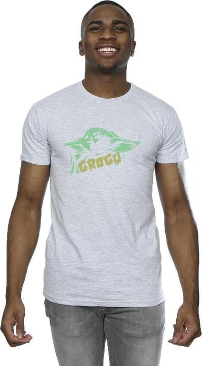 Actual product image Star Wars Mens The Mandalorian Grogu The Child Splat T-Shirt (4XL)