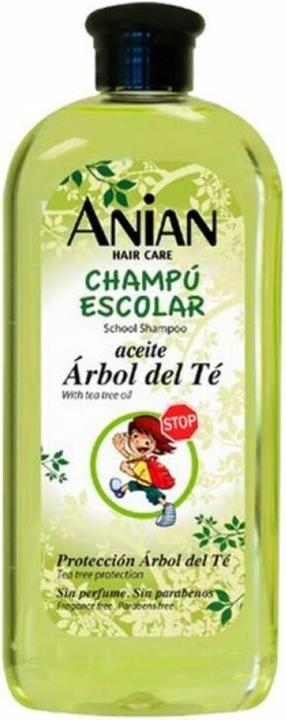 Actual product image Anian ACEITE ARBOL TE champú protección escolar 400 ml (400 ml, Liquid shampoo)