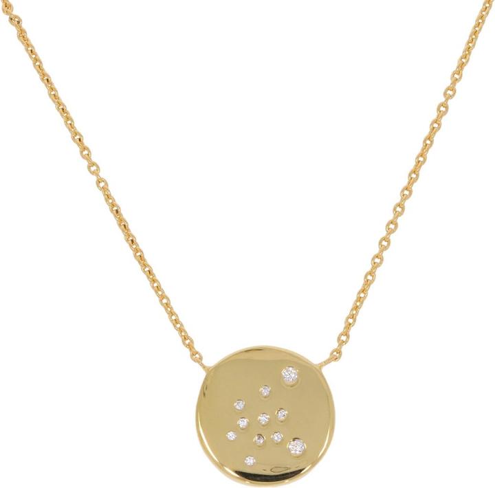 Produktbild Sif Jakobs Collier Zodiaco Wassermann vergoldet (925 Sterling Silber, 48 cm)