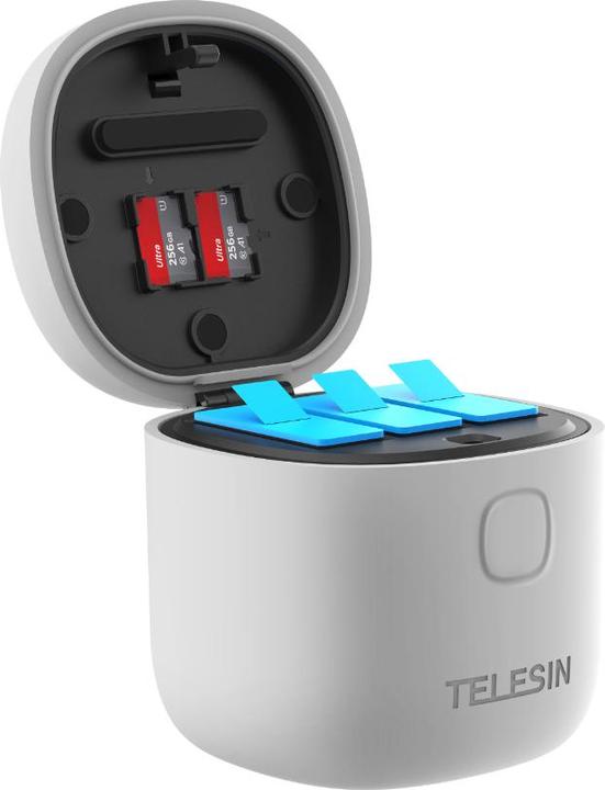 Image du produit Telesin Allin Box Charger & TF Card Reader & Storage Box charger (Héros 9, Hero 10)