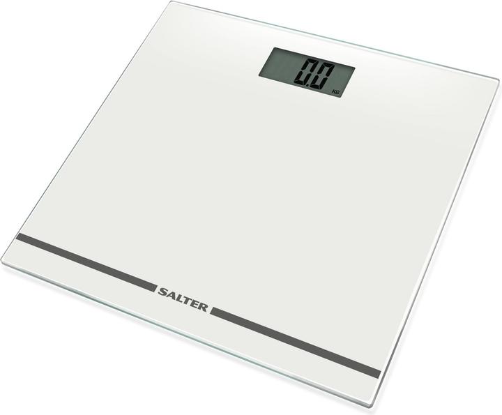 Actual product image Salter 9205 WH3RLarge Ekranas Glass Electronic Bathroom Scale - Baltas (180 kg)