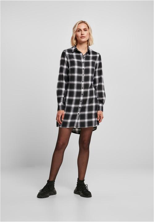 Actual product image Urban Classics Ladies Cotton Check Shirt Dress (S)