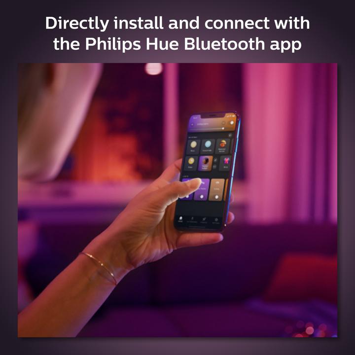 Actual product image Philips Hue White & Color Ambiance BT (E27, 11 W, 1100 lm, 1 x, F)