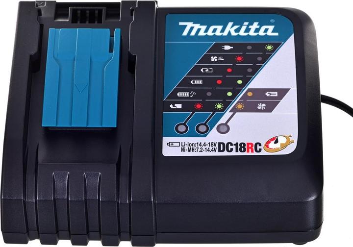 Immagine prodotto Makita DUB 185 RT1 Soffiatore a batteria 18 V + 1x batteria 5,0 Ah + caricabatterie (Batteria ricaricabile, Soffiafoglie)