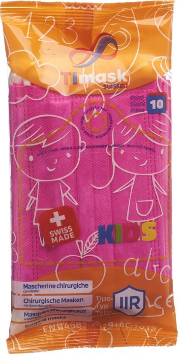 Actual product image Timask Disposable medical mask Kids (Type IIR, 10 x)