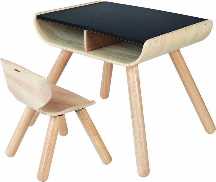 Plantoys Tisch und ein Stuhl (Kindertisch)