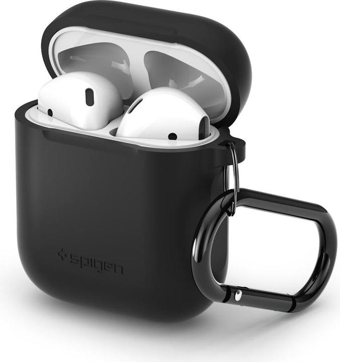 Image du produit Spigen Custodia Silicone Fit Airpods Black (Sac pour écouteurs)