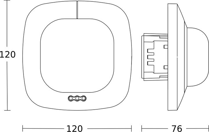 Image du produit Steinel Détecteur de présence IR QUATTRO KNX (3.50 m)