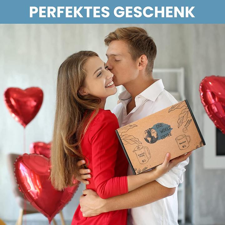 Produktbild French Press und Becher aus Edelstahl