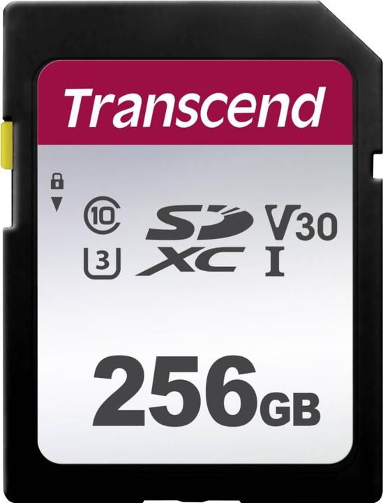 Transcend SDXC 300S UHS-I U3 V30 (256 Go, SDXC, U3, UHS-I)