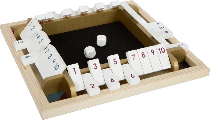 Produktbild small foot Würfelspiel Shut the Box „Gold Edition” (Deutsch)