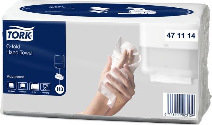 Image du produit Tork Handtowel Plus Cfold 2, Blanc