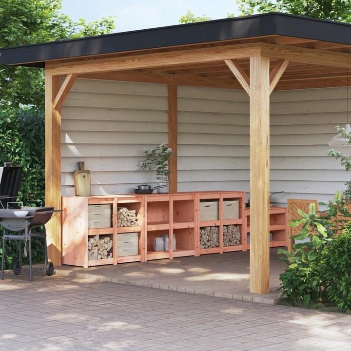 Produktbild VidaXL Outdoor-Küchenschränke 3 Stk. Massivholz
