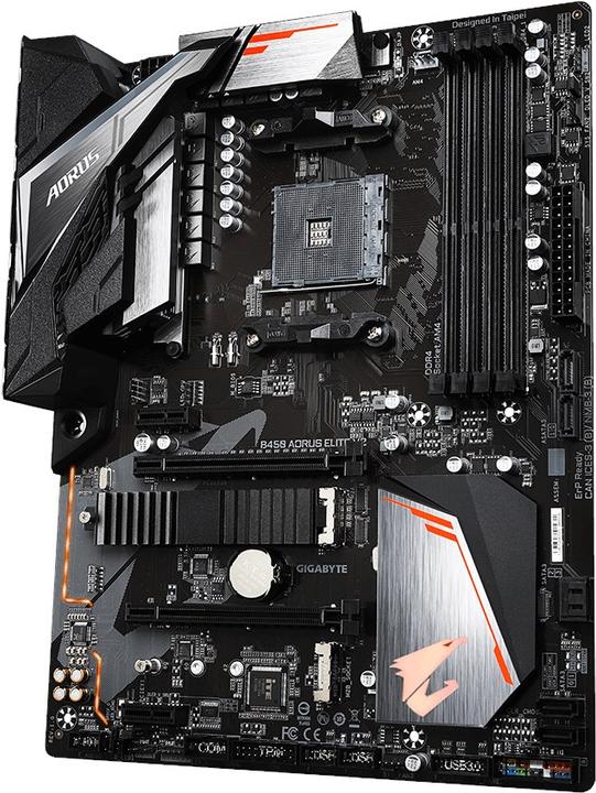 Actual product image Gigabyte B450 AORUS Elite V2 (AM4, AMD B450, ATX)